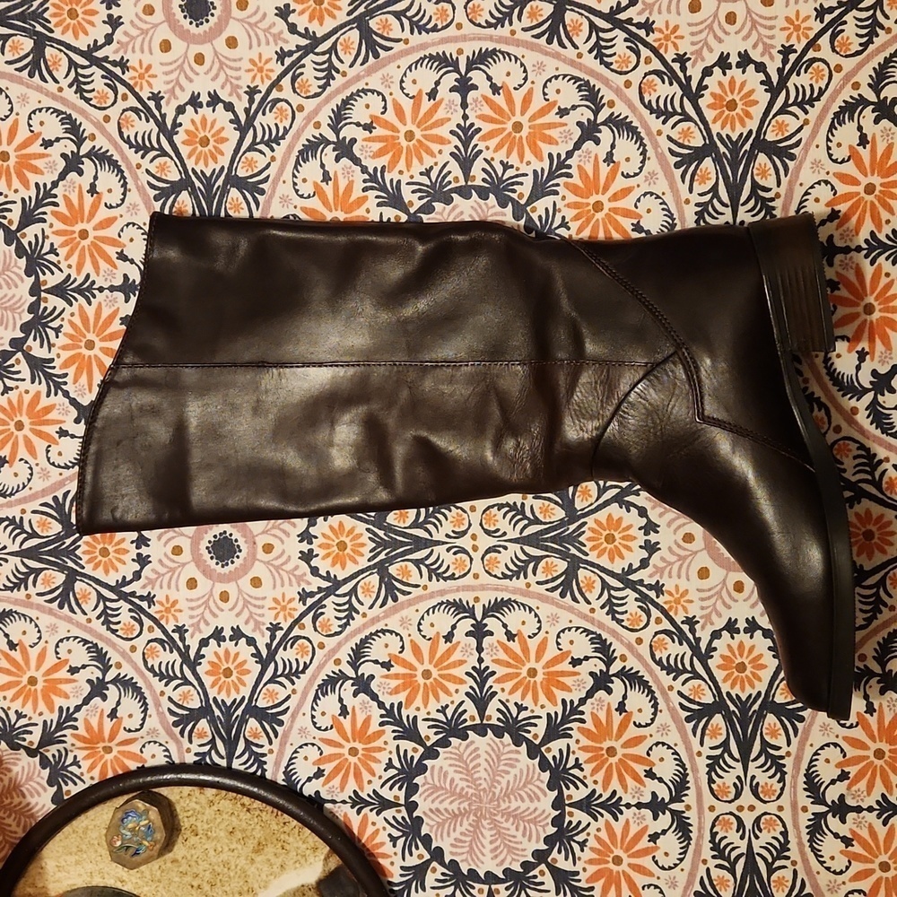 Vintage Santana Canada Leather Slouchy Riding Boot Size 8 - Picture 5 of 8